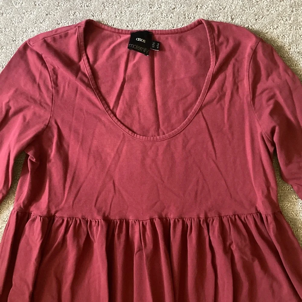 ASOS Maternity burgundy red dress, Sz US 12. - Picture 2 of 7